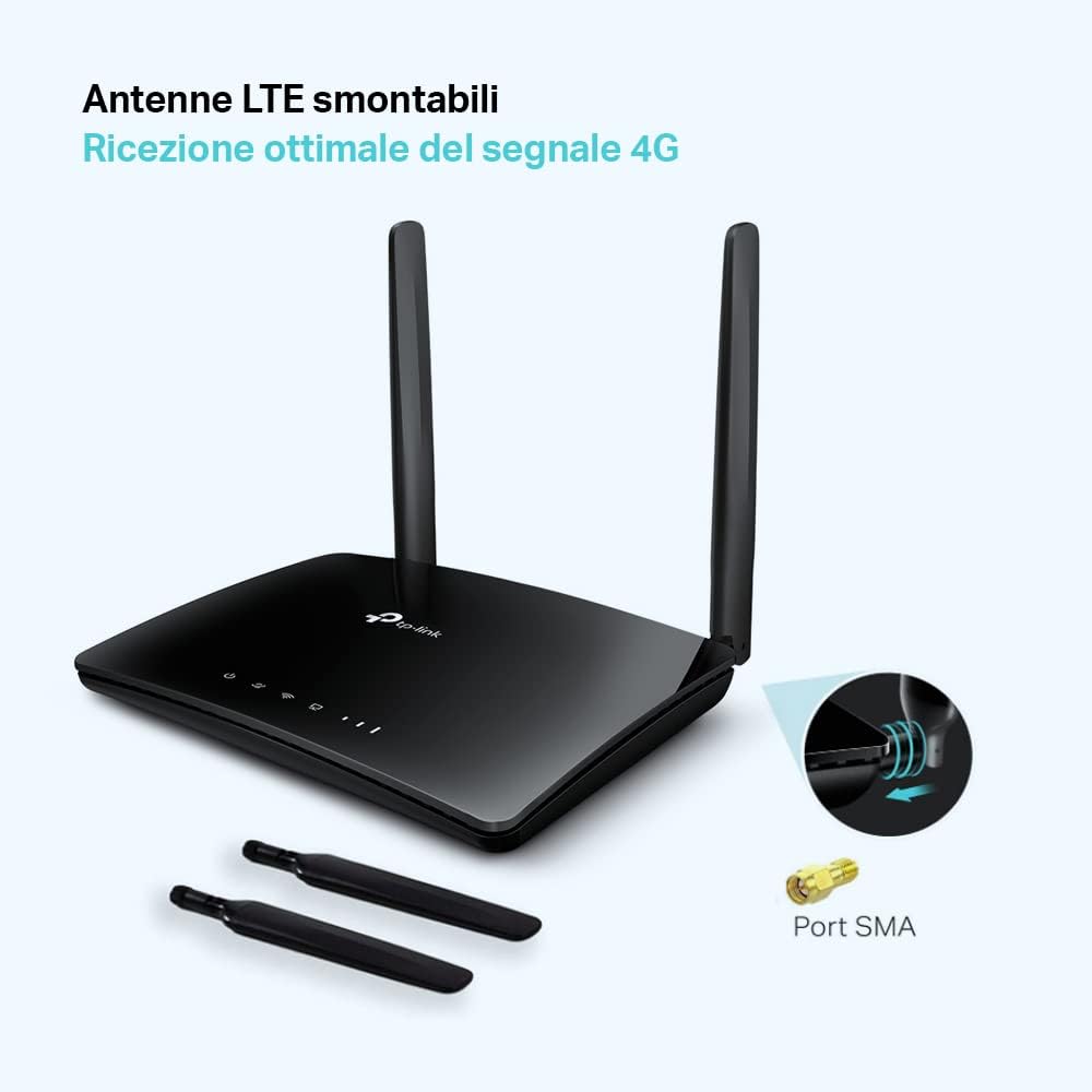 Router 4G LTE N300 con Wi-Fi 4 hasta 150 Mbps | TL-MR6400